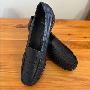 SAS Black Loafers Slip-On Shoes